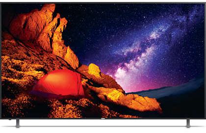 Philips Smart LED 4K UHD TV facing forward