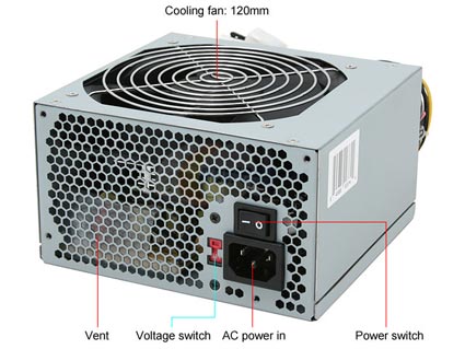 FSP Group AX500-PN Max: 450W Peak: 500W Power Supply - Retail