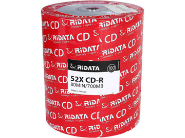 RiDATA 700MB 52X CD-R 100 