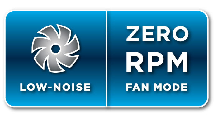 Zero RPM Fan Mode Low-Noise Icon