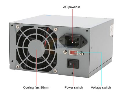 RAIDMAX RX-380K 380W Power Supply - Retail