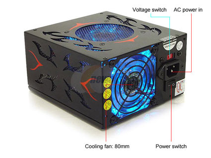 RAIDMAX VOLCANO RX-630A 630W Modular LED Power Supply - Retail