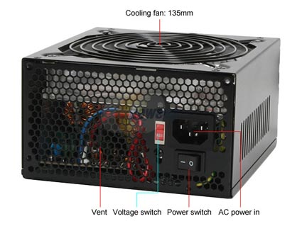 RAIDMAX HYBRID 2 RX-530SS 530W Modular LED Power Supply - Retail