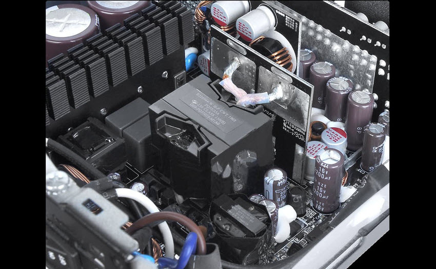 close look at the internal components
