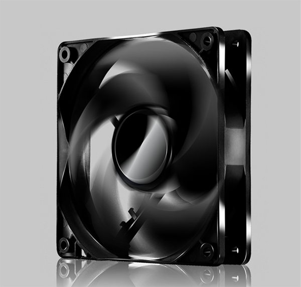 A fan is spinning fast