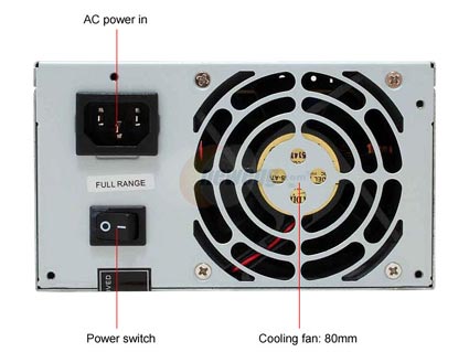 Antec Basiq BP500U 500W Continuous Power Power Supply - Retail