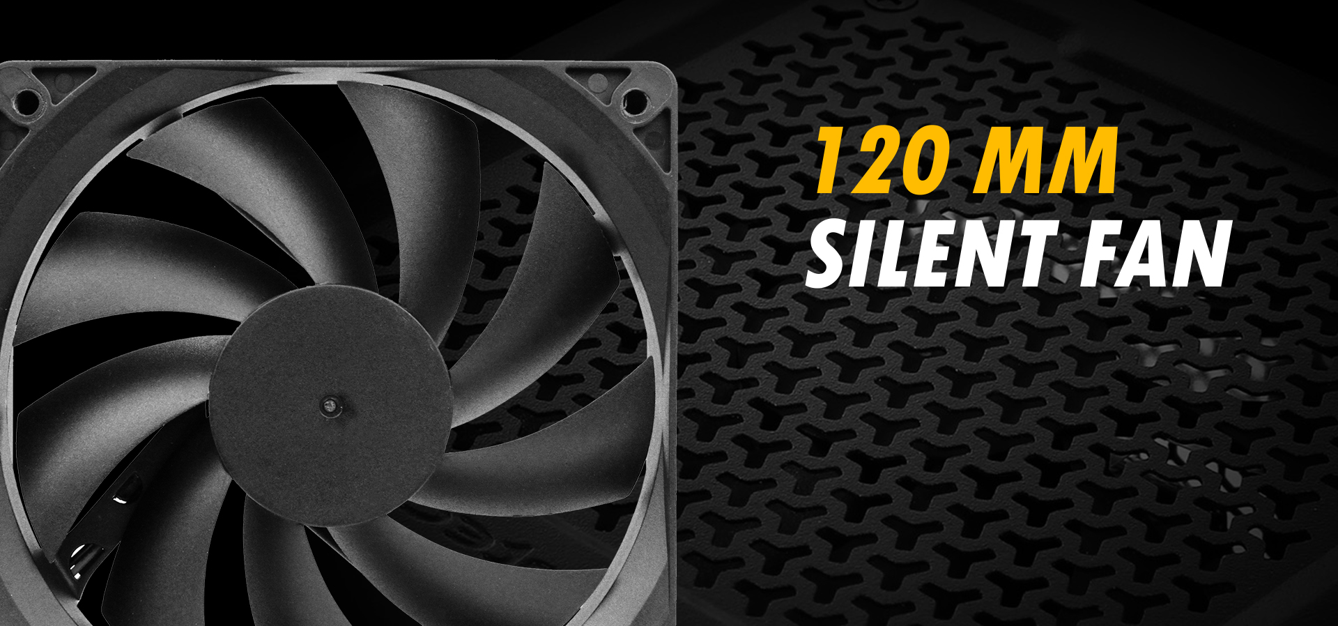 Antec NeoECO Gold ZEN Series NE600G ZEN Power Supply low voltage fan close-up