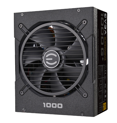 EVGA 120-GP-1000-X1 PSU standing up vertically