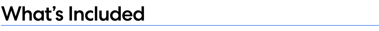 What's included icon