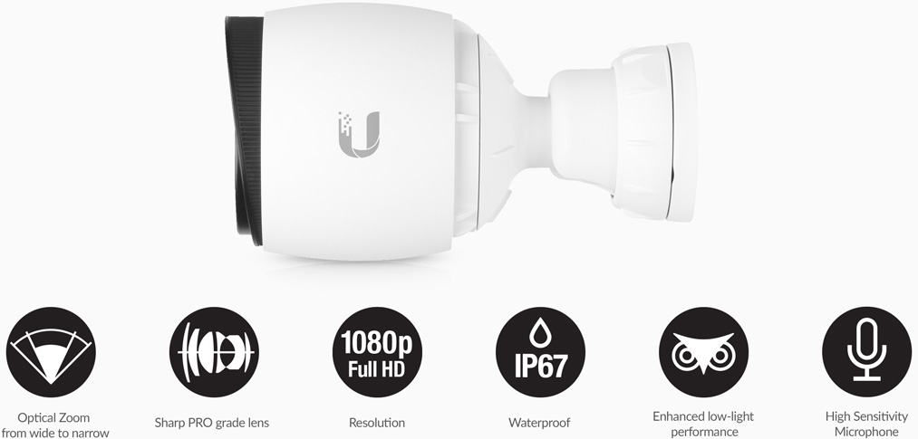 Side View of G3 Pro. Below it are Icons with features.