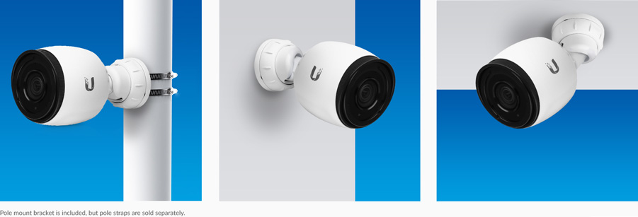 G3 Pro camera can be mounted in different places such as pole, wall or ceiling.