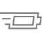 Speeding battery icon
