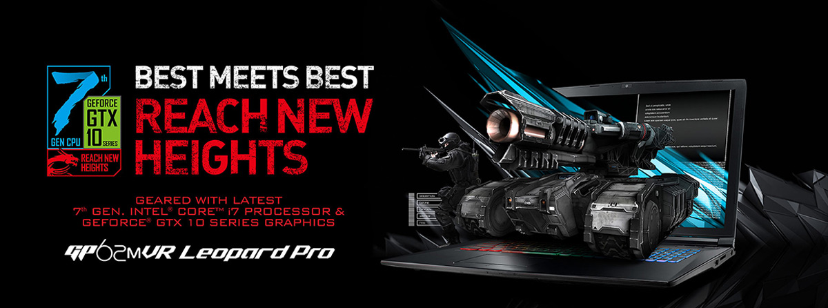 MSI GP Series Laptops