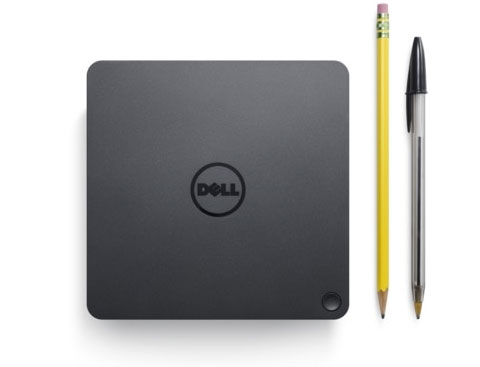 Top of the Dell TB16 Thunderbolt 3 Dock Next to a Pencil and Pen That Are Taller Than It