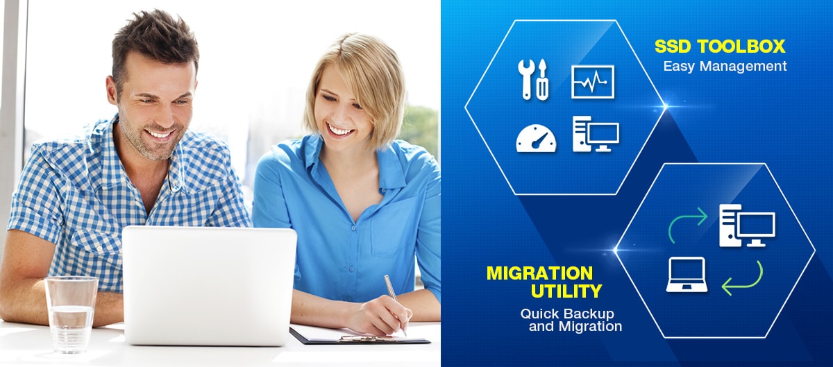 Proprietary software - SSD Toolbox and Migration Utility