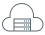 Public cloud integration icon