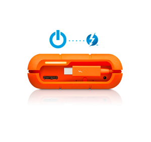 LaCie 4TB Rugged RAID Portable External Hard Drive Thunderbolt USB 3