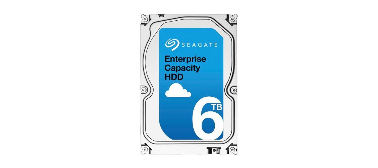 6TB Seagate Enterprise Capacity 3.5-inch HDD fron look