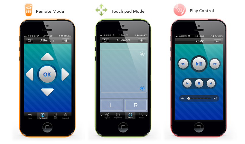 Asustor AS5202T 2 Bay Nimbustor 2 Desktop NAS (Diskless) 77 AiRemote, three phones as remote