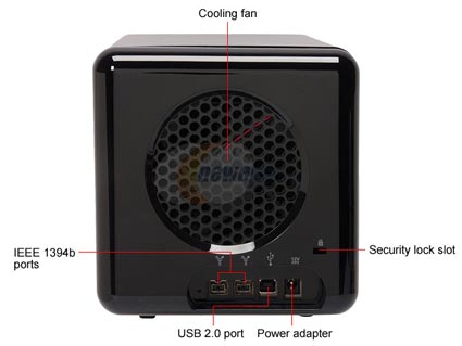 Data Robotics Drobo External FireWire 800 & USB 2.0 Robotic Storage Array (Hard Drives NOT included) - Retail