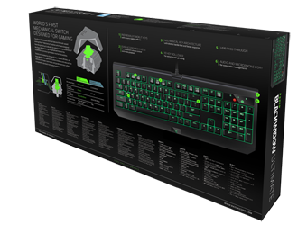 Razer BlackWidow Ultimate Product Box Angled Away to the Right
