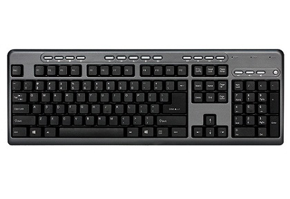 The Adesso® Multimedia Desktop Keyboard