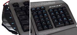 Mad Catz S.T.R.I.K.E. 7 Gaming Keyboard for PC - Function Strip and Modular NumPad