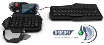 Mad Catz S.T.R.I.K.E. 7 Gaming Keyboard - Integrated TeamSpeak Functionality