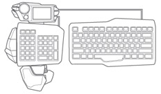 Mad Catz S.T.R.I.K.E. 7 Gaming Keyboard for PC - Modular Configuration D