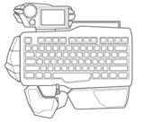 Mad Catz S.T.R.I.K.E. 7 Gaming Keyboard for PC - Modular Configuration E