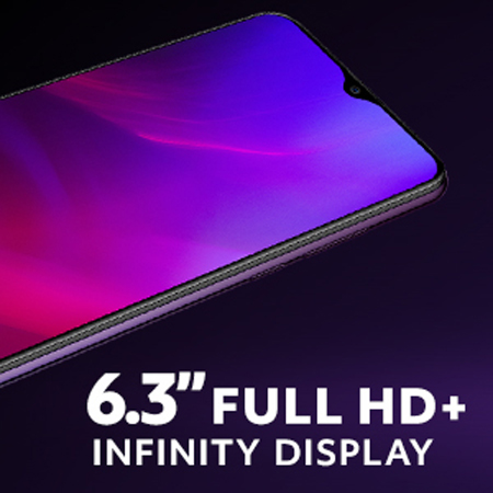 close look at the full-screen display of BLU G9 Pro