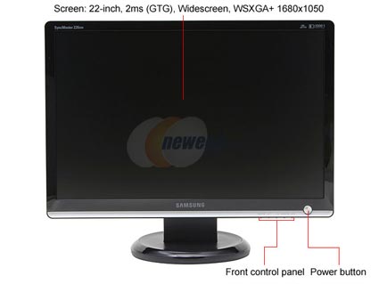 SAMSUNG 226BW Black 22" 2 ms (GTG) Widescreen LCD Monitor - Retail
