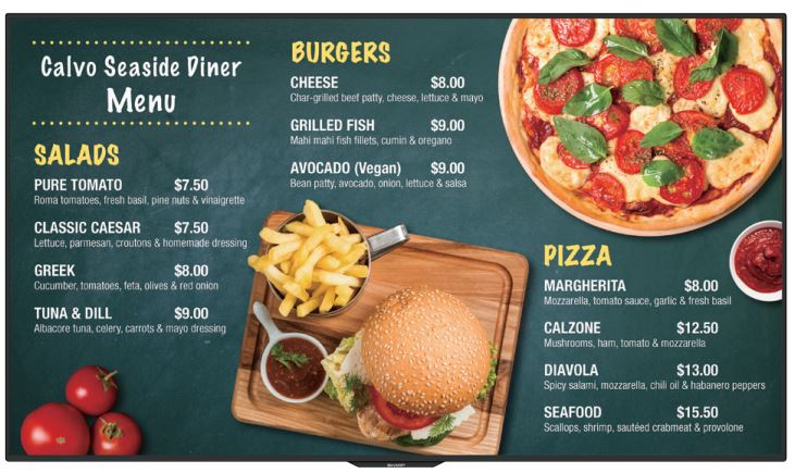 4K Ultra-HD Commercial TV for a Far-Reaching Impact