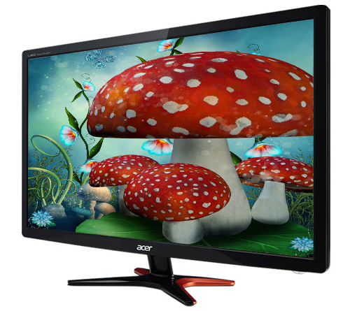 many red mushroom image as screen