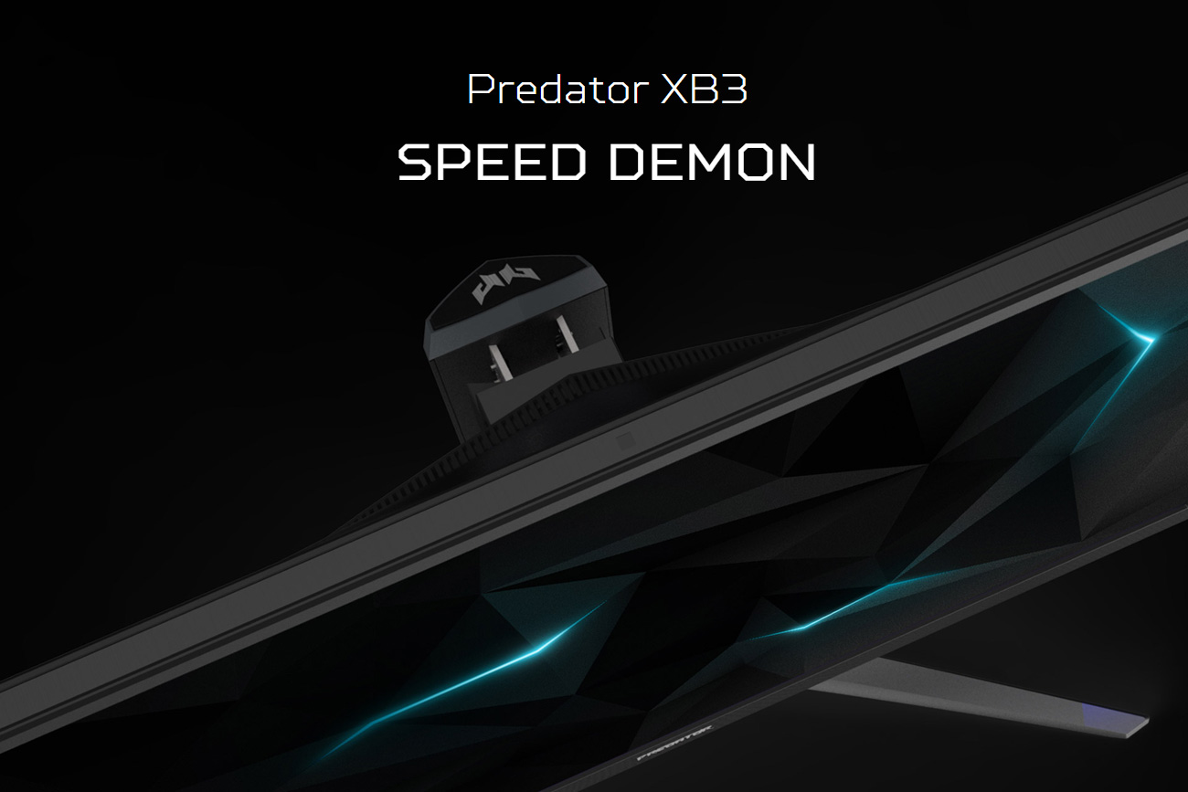 the top side of the monitor