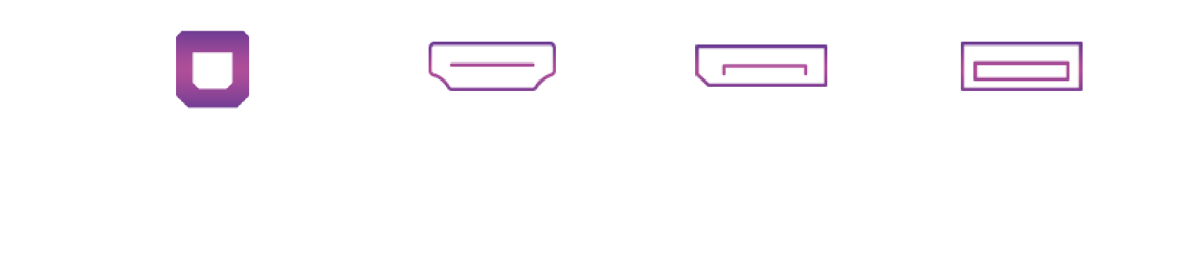 the detail of four ports