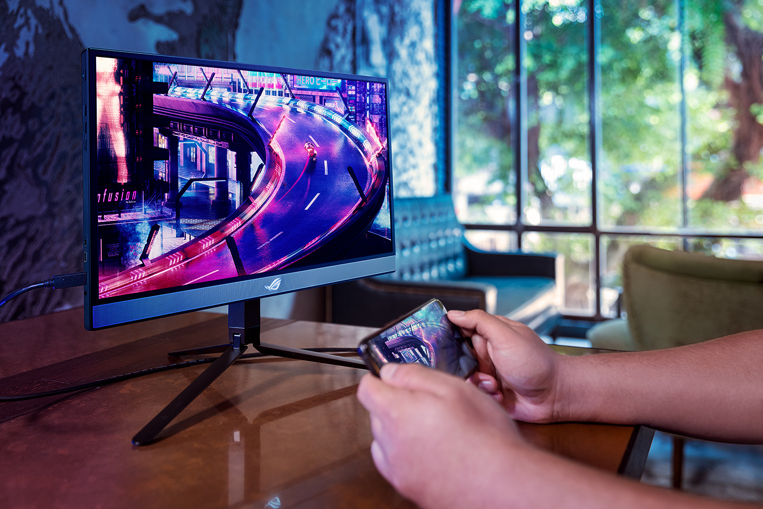For mobile gaming.