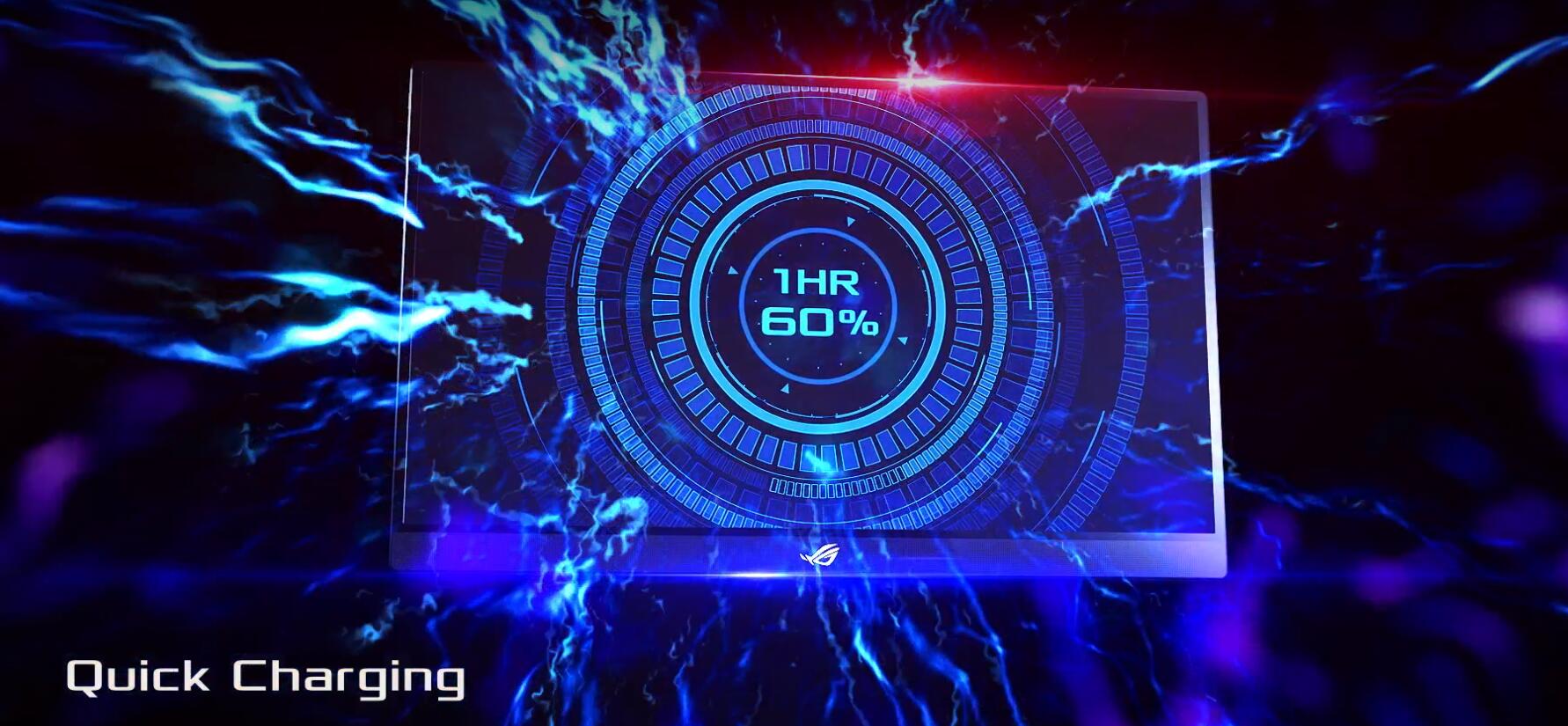 Quick Charging, 1 hour charge up to 60% battery capacity.