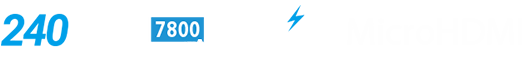 Icon - 240Hz, 7800mAh, USB Type-C and MicroHDMI