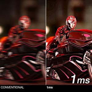 two same image showing different effect between 1ms and normal