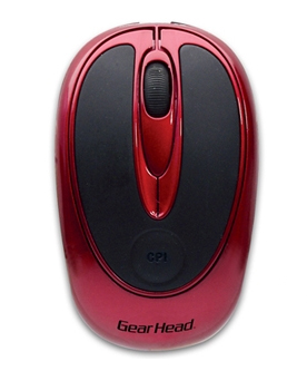 GEAR HEAD 2.4 GHz Wireless Optical Mobile Mouse