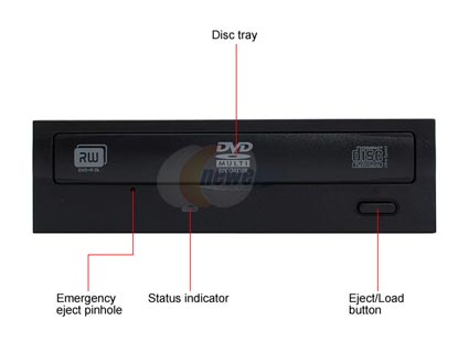 LITE-ON 20X DVD±R DVD Burner Black IDE Model DH-20A4P-04 - OEM