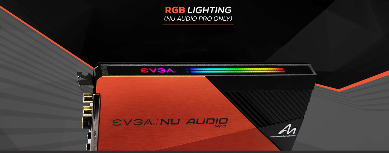 EVGA NU Audio Pro Cards side view