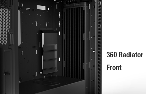 anidees AI-Crystal-Lite Tempered Glass Mid Tower Gaming Computer Casen