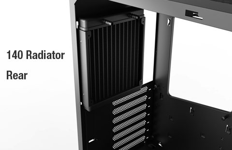 anidees AI-Crystal-Lite Tempered Glass Mid Tower Gaming Computer Casen