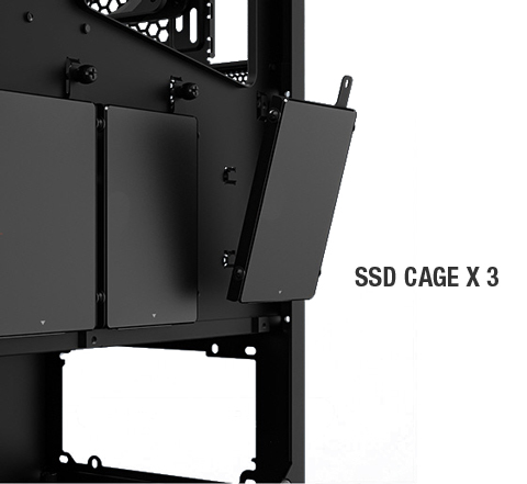 anidees AI-Crystal-Lite Tempered Glass Mid Tower Gaming Computer Casen