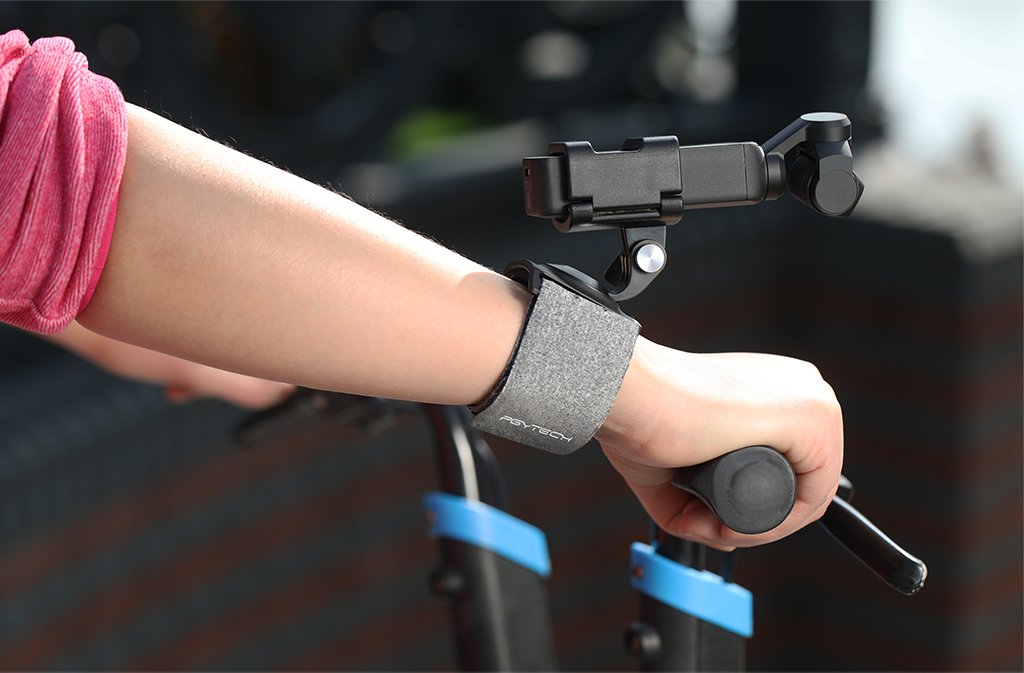 PGYTECH Protective Case beside the compatible action cameras