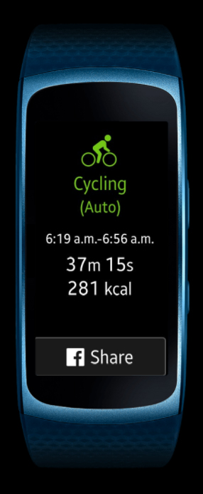 Gear Fit2 GPS sports band