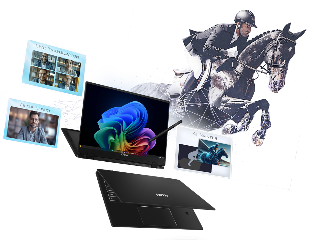 MSI Summit A16 AI+ Touchscreen Copilot+ PC Laptop