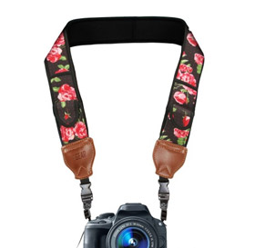 TrueSHOT Camera Neck Strap with Accessory Storage Pockets - by USA Gear